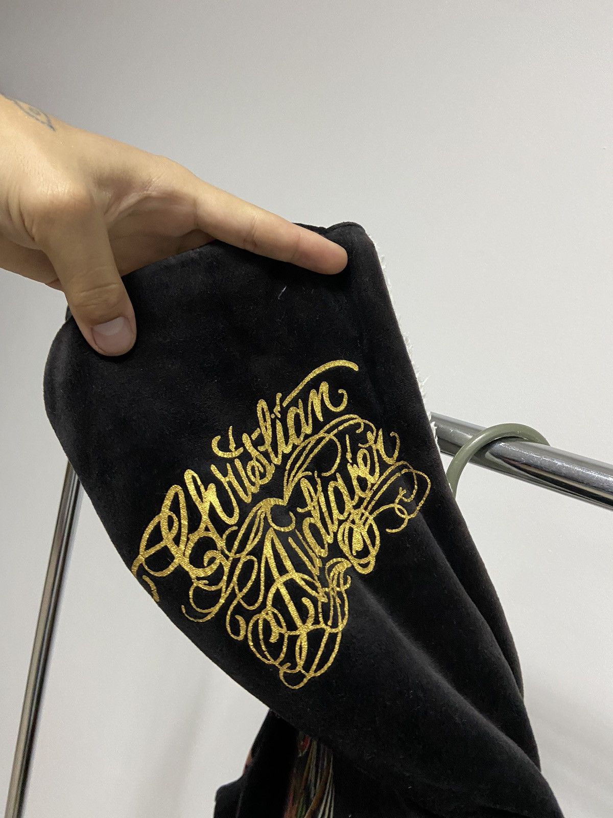 Christian Audigier × Ed Hardy × Vintage Ed Hardy Christian Audigier Zip Hoodie Big Logo Vintage Size M / US 6-8 / IT 42-44 - 5 Thumbnail
