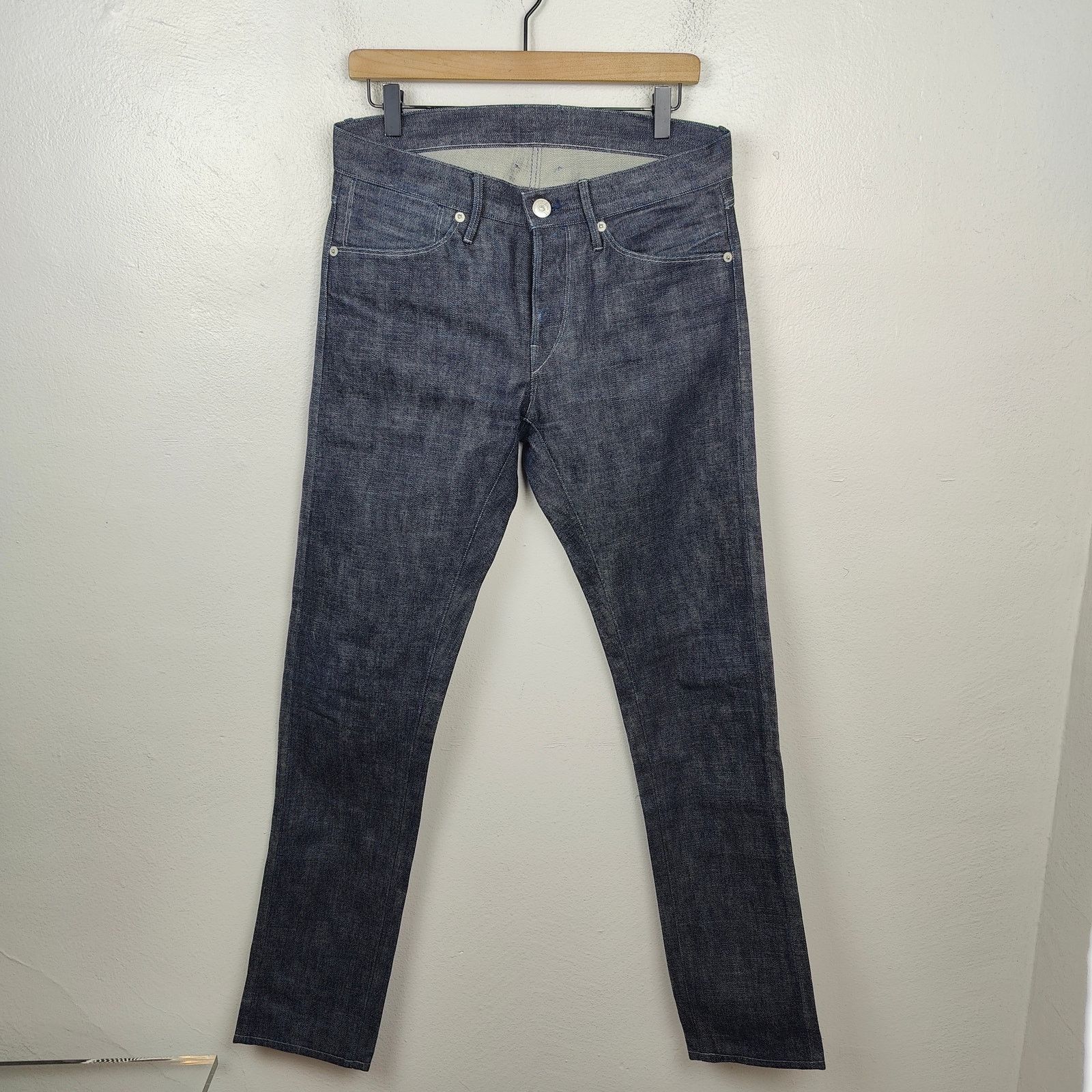 3x1 3x1 Selvedge Jeans Mens 32 Dark Wash Straight Leg Size US 32 / EU 48 - 1 Thumbnail