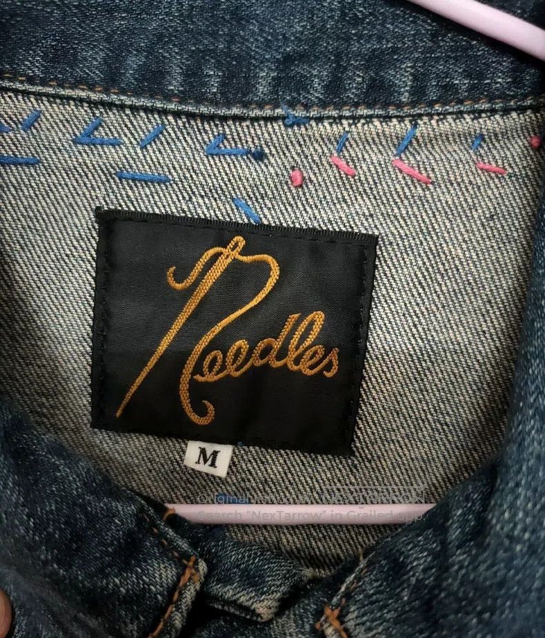 Needles Needles Floral patchwork denim jacket Size US M / EU 48-50 / 2 - 8 Thumbnail