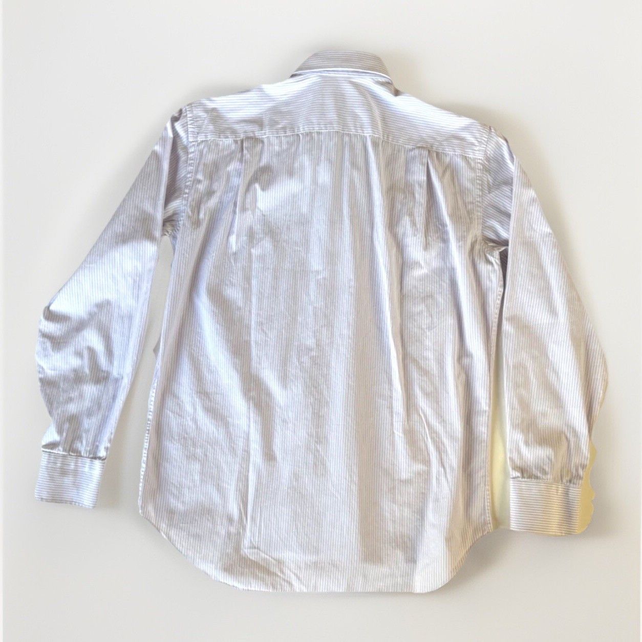 Canali Canali Purple White Striped Button Down Shirt 15.5/39 Size US L / EU 52-54 / 3 - 2 Thumbnail