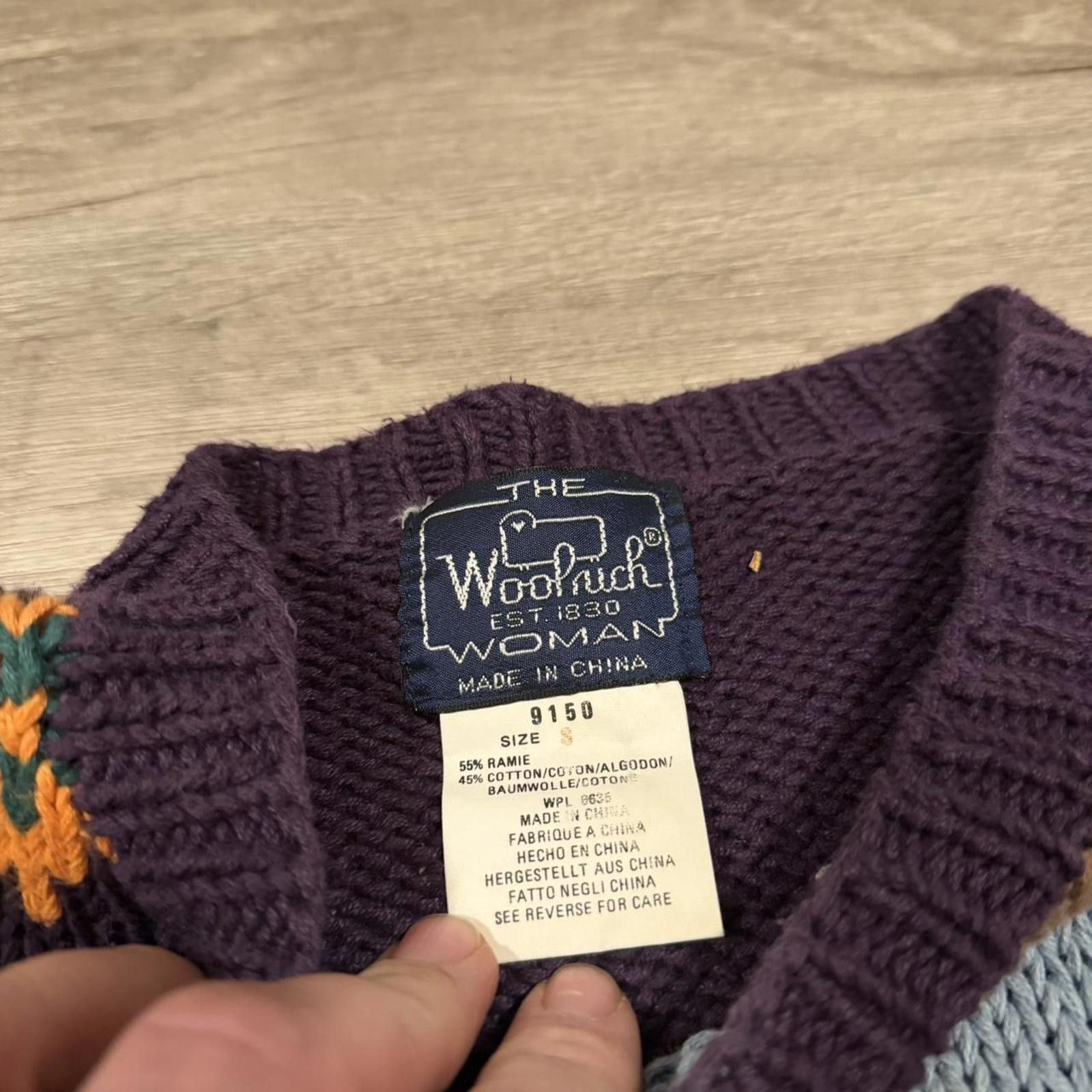 Woolrich Woolen Mills Woolrich Women's Purple and Multi Sweatshirt Size S / US 4 / IT 40 - 5 Thumbnail