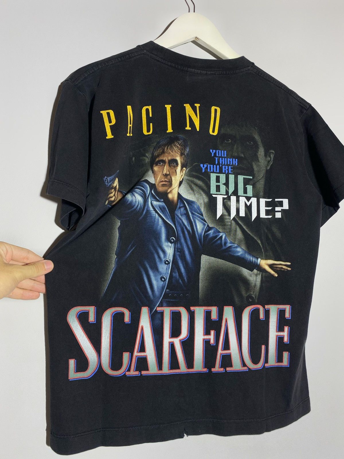 Vintage Vintage Scarface Al Pacino graphic tee y2k rock band Size US M / EU 48-50 / 2 - 3 Thumbnail