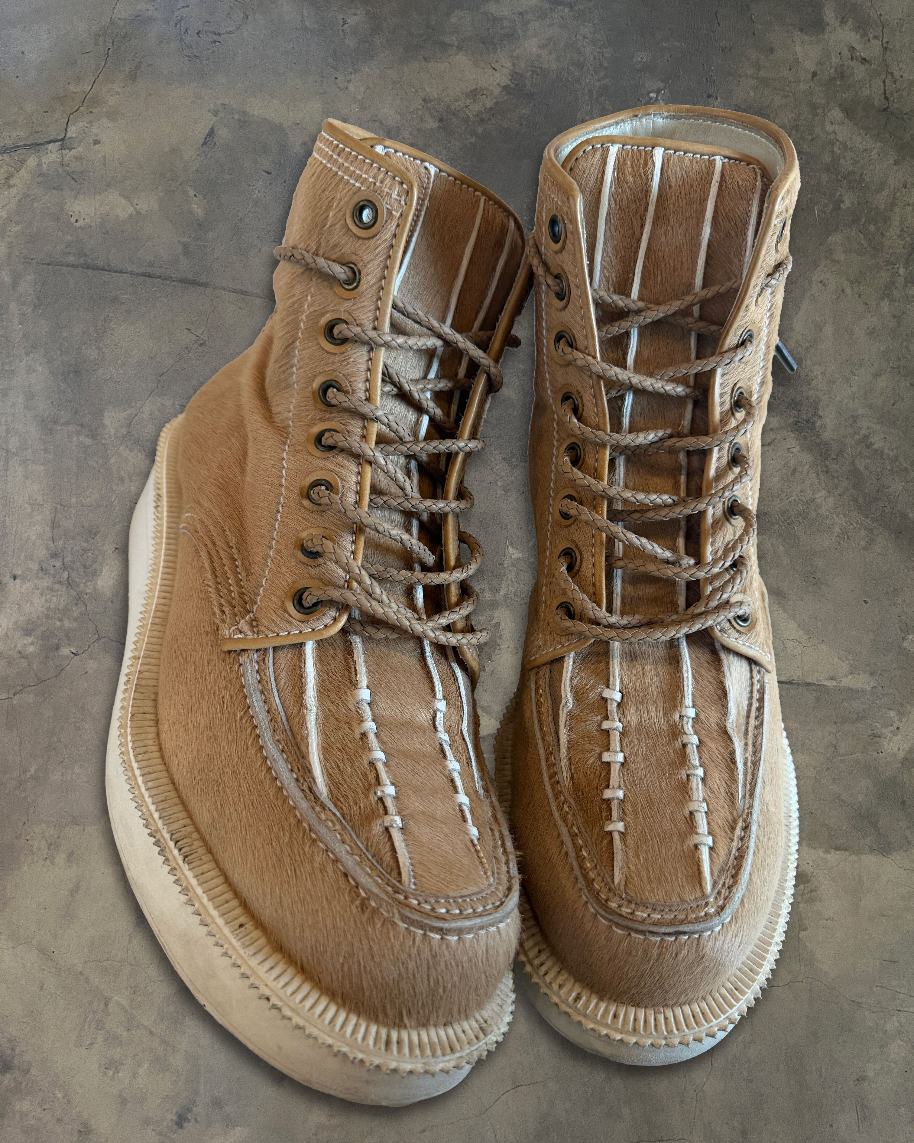 Givenchy GIVENCHY AW2012 DEER FUR HIGHTOPS Size US 10.5 / EU 43-44 - 1 Thumbnail
