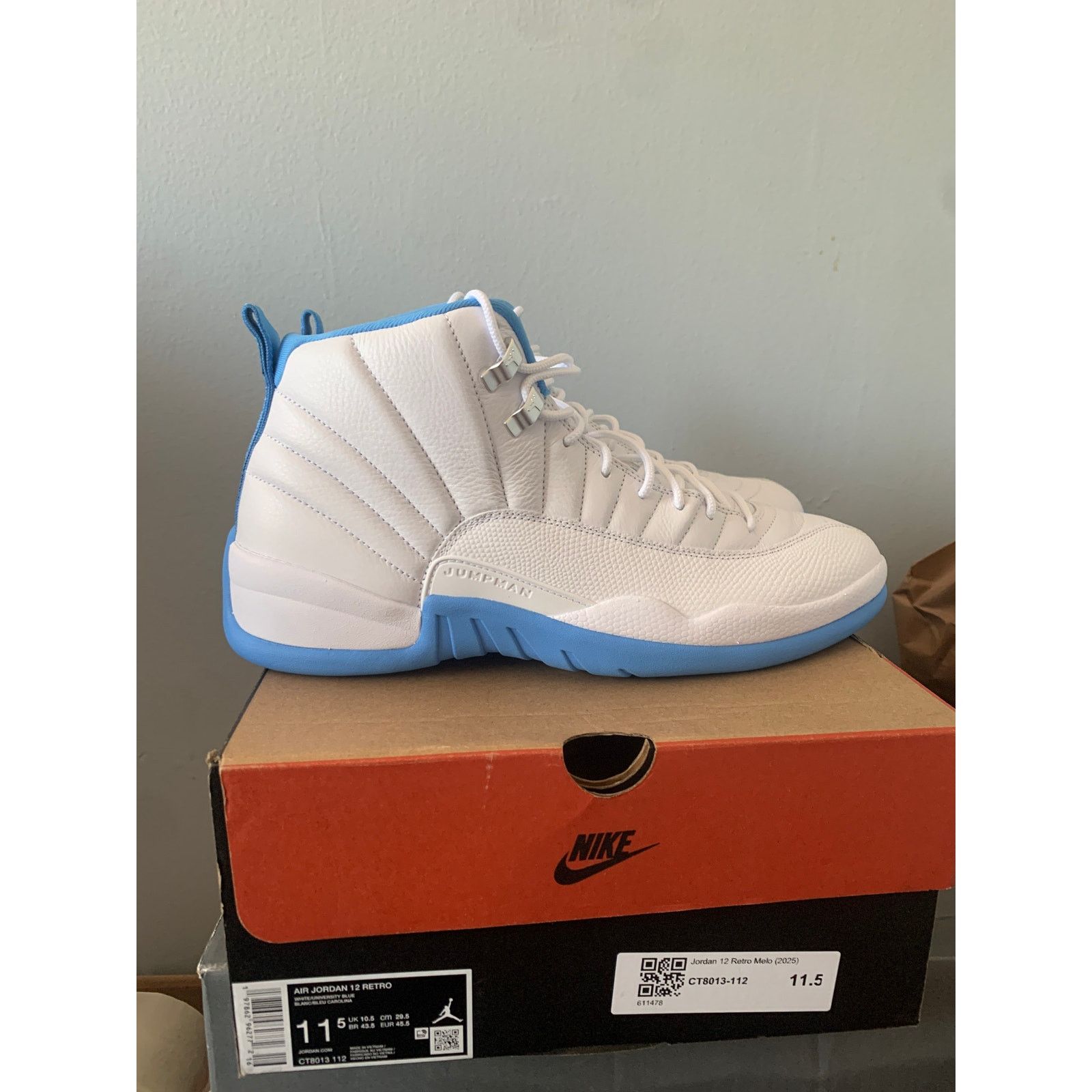 Nike Nike Air Jordan 12 Retro Melo 2025 Size 11.5 Used SHIPS NOW Size US 11.5 / EU 44-45 - 1 Thumbnail