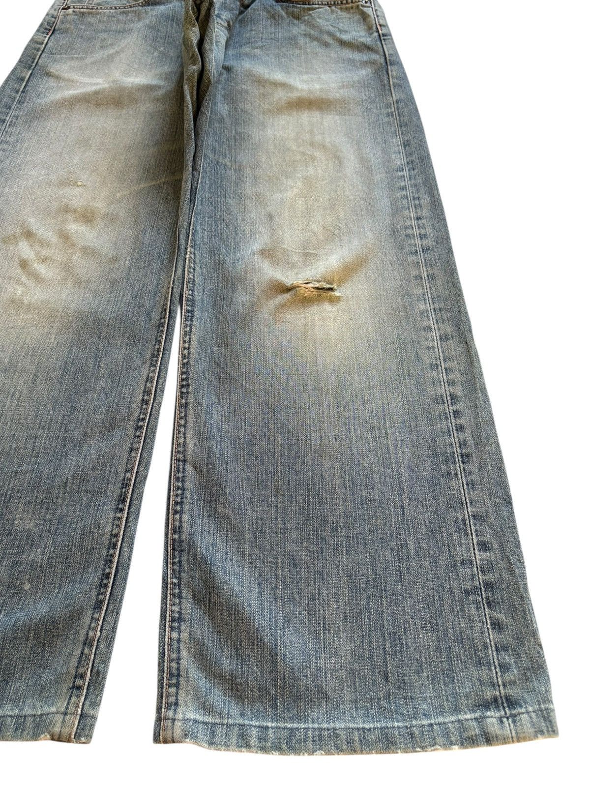 Edwin Exclusive Vintage Edwin Mud Wash Distressed Loose Baggy Jean Size US 30 / EU 46 - 7 Thumbnail