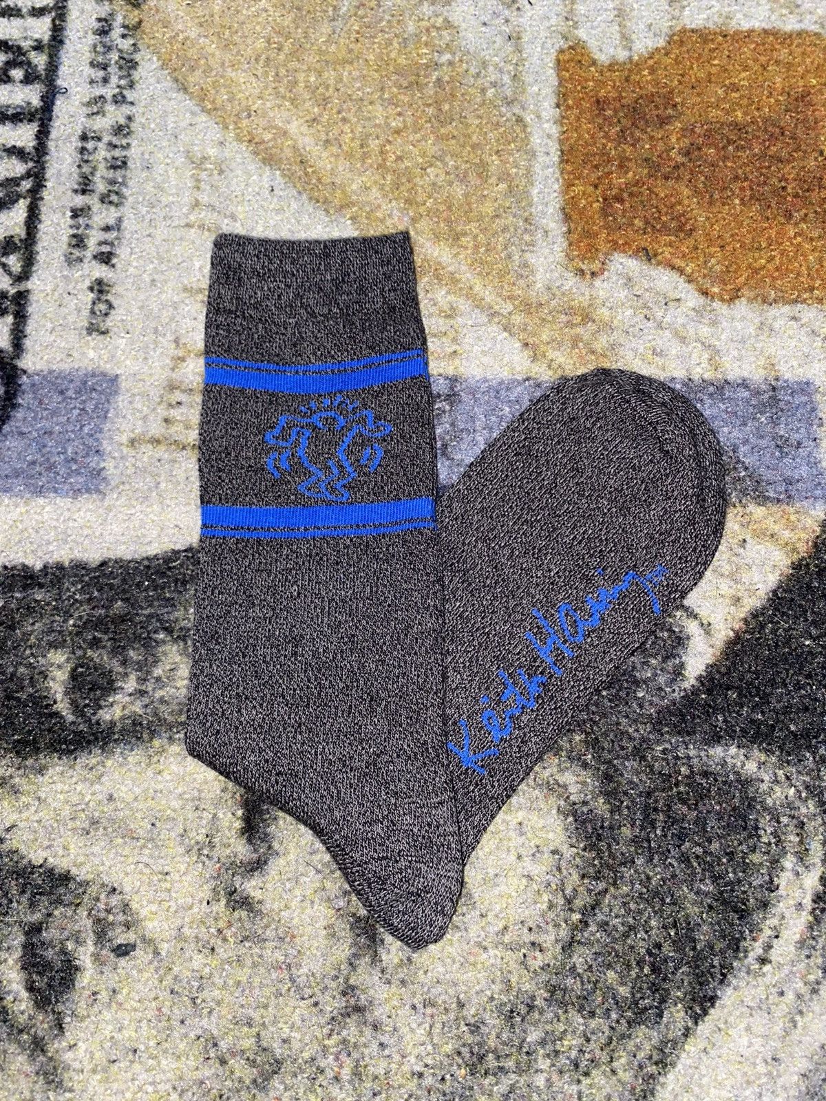 Keith Haring Keith Haring Crew Socks (1 Pair) Size ONE SIZE - 1 Thumbnail