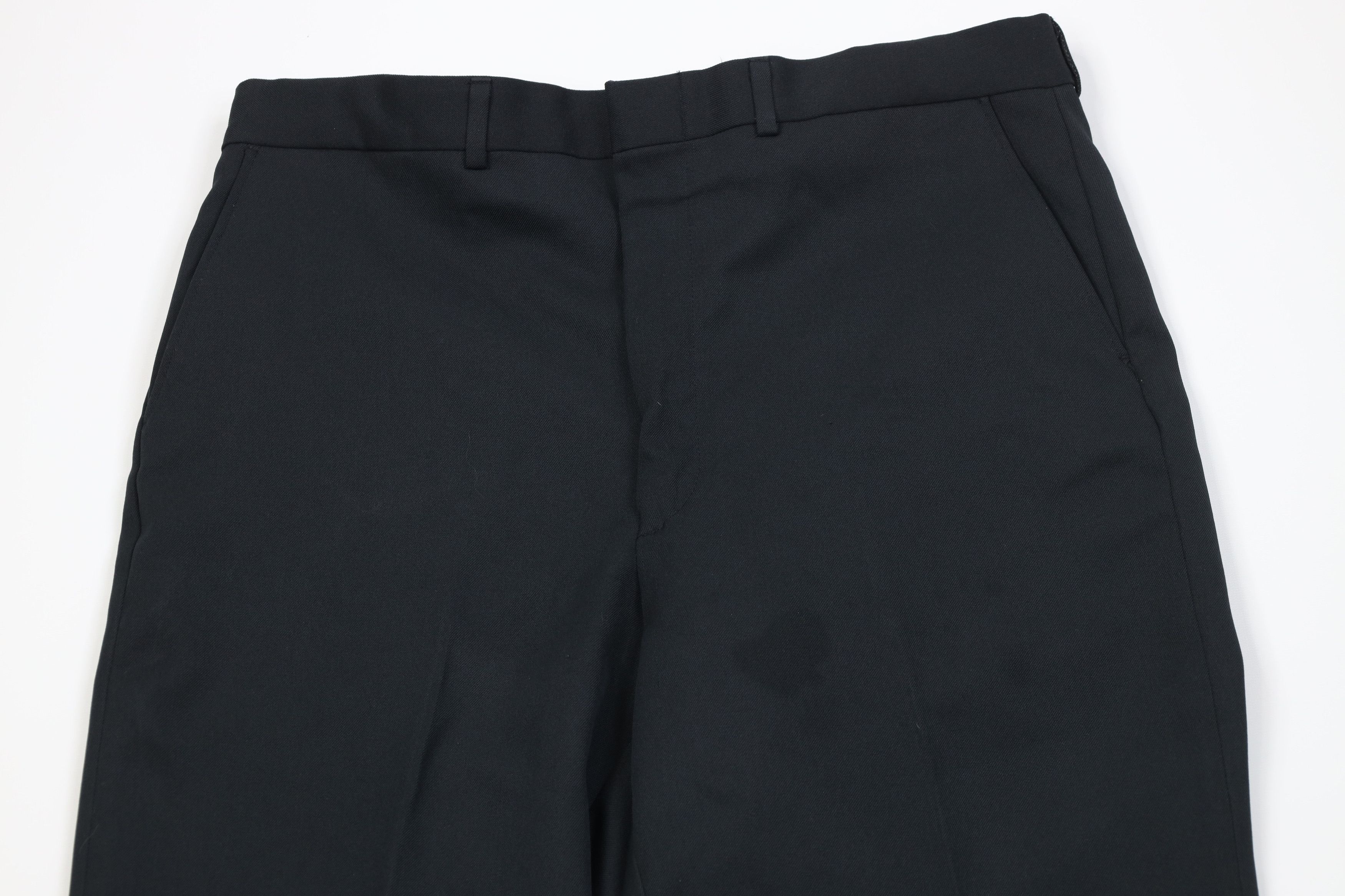 Vintage Vintage 70s Streetwear Flared Wide Leg Chino Pants Black USA Size US 38 / EU 54 - 2 Thumbnail