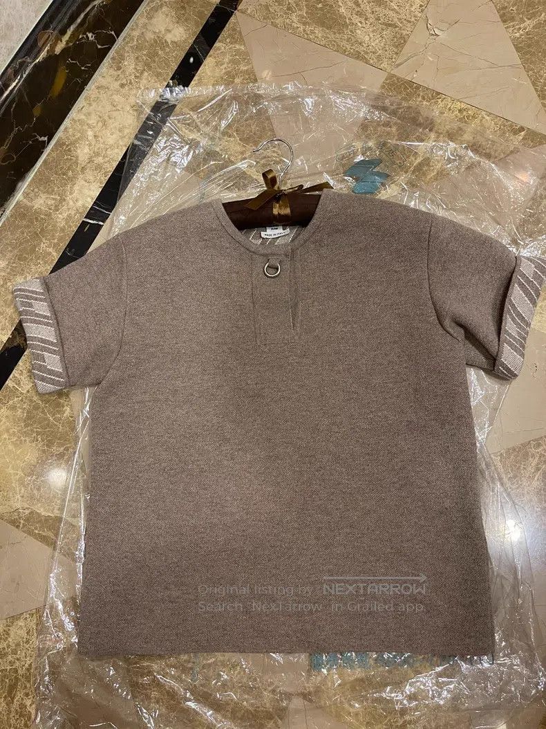 Hermes Hermes Brown short sleeves Size XS / US 0-2 / IT 36-38 - 7 Thumbnail