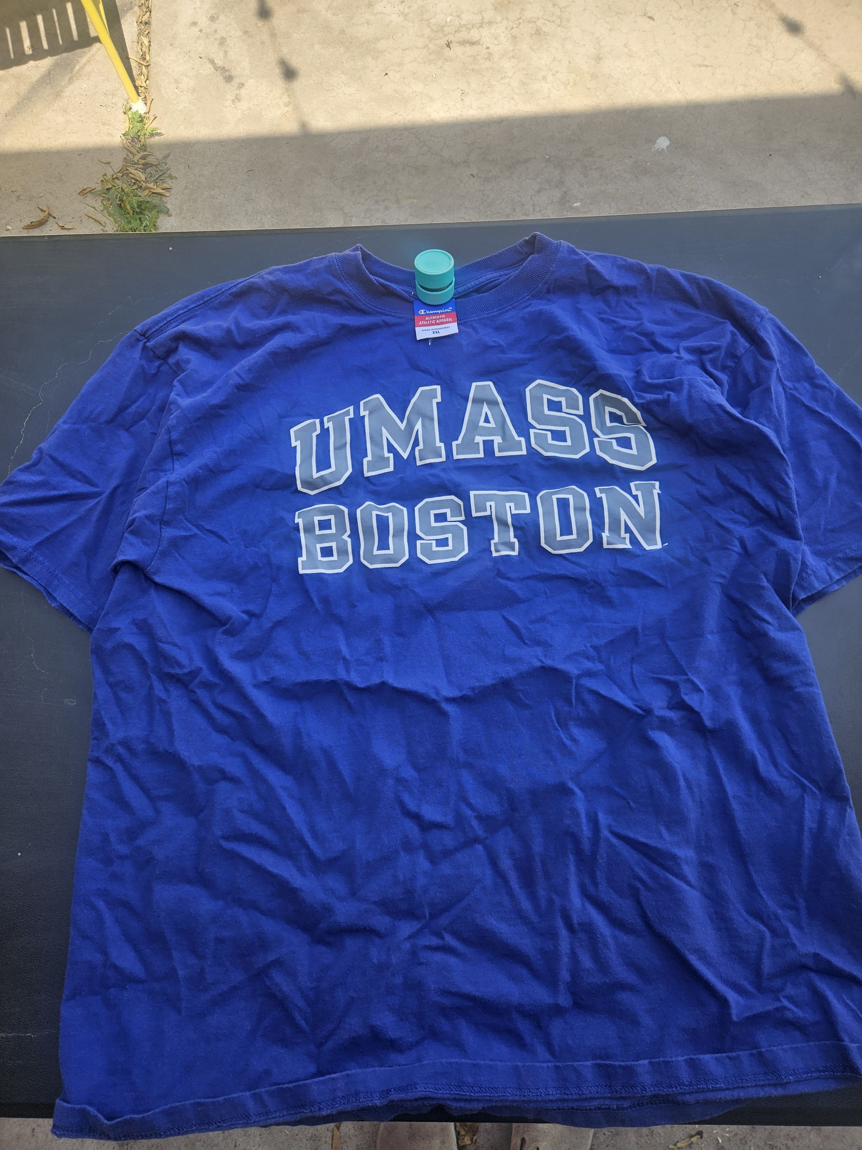 Champion U Mass Boston Vintage Champion Tee Size US XXL / EU 58 / 5 - 1 Thumbnail