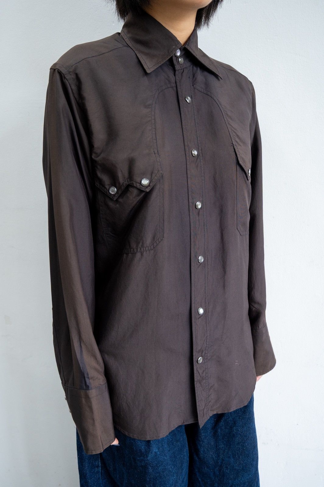 Gucci Gucci by Tom Ford SS1997 western silk shirt Size US S / EU 44-46 / 1 - 4 Thumbnail