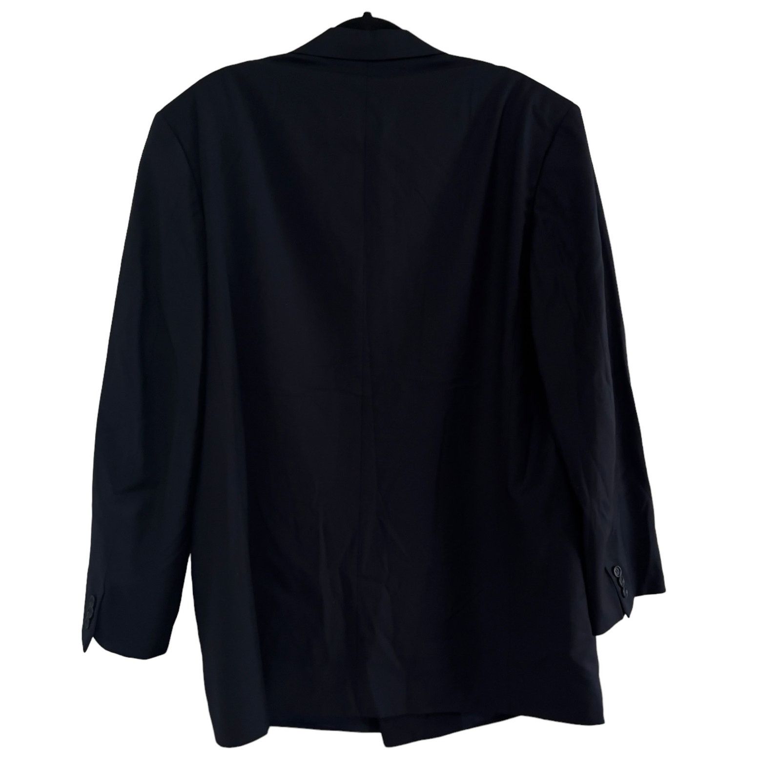 Cantarelli Cantarelli Loro Piana Black Double Breasted Blazer 48L 58L Size 48L - 2 Thumbnail