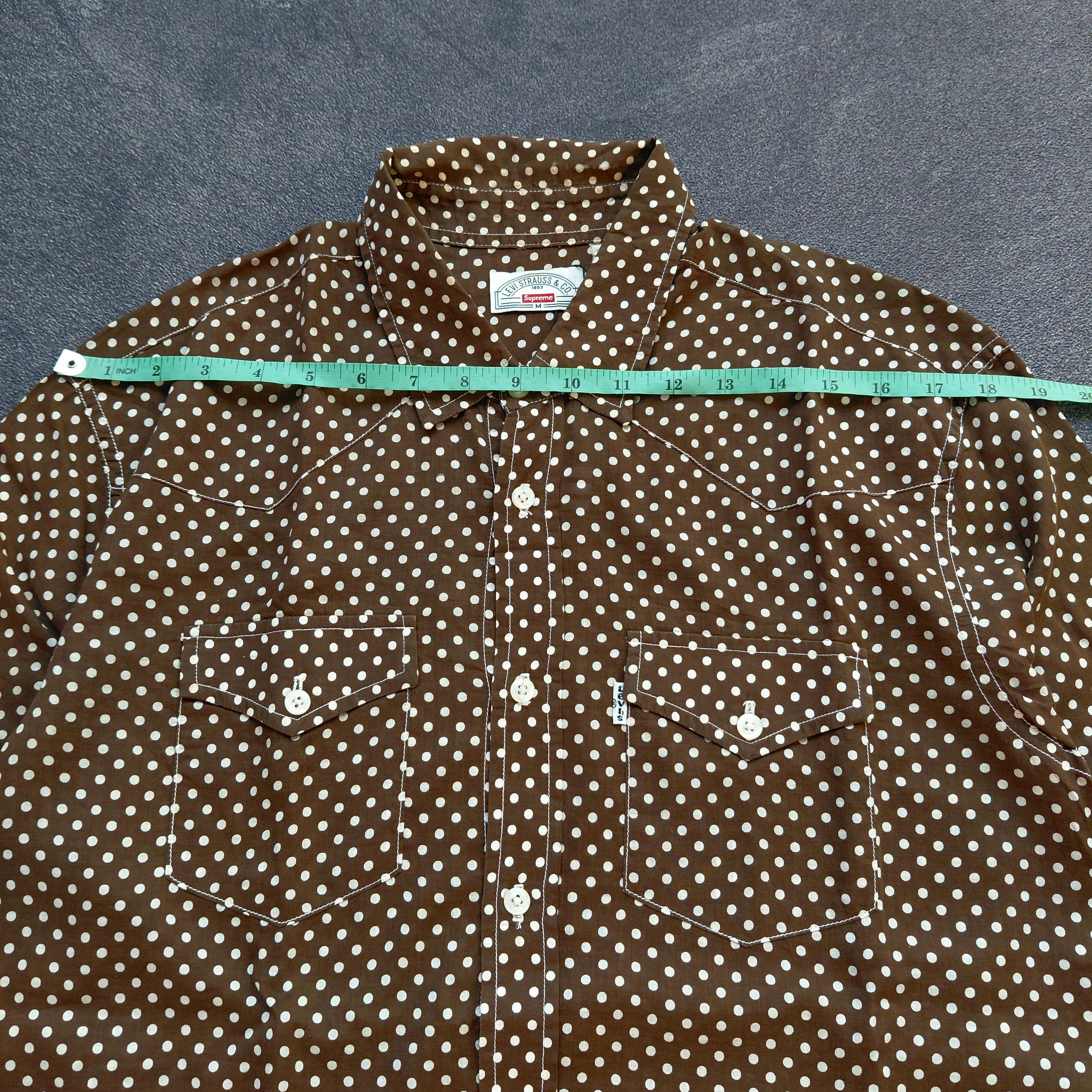 Levi's × Supreme Levis x Supreme Polkadot Shirt Size US M / EU 48-50 / 2 - 13 Thumbnail