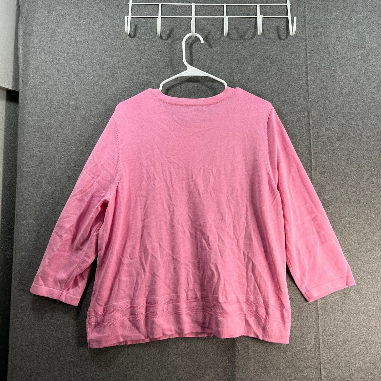 Isaac Mizrahi Isaac Mizrahi Live! Button Front Border Stitch Cardigen Size XL / US 12-14 / IT 48-50 - 2 Thumbnail