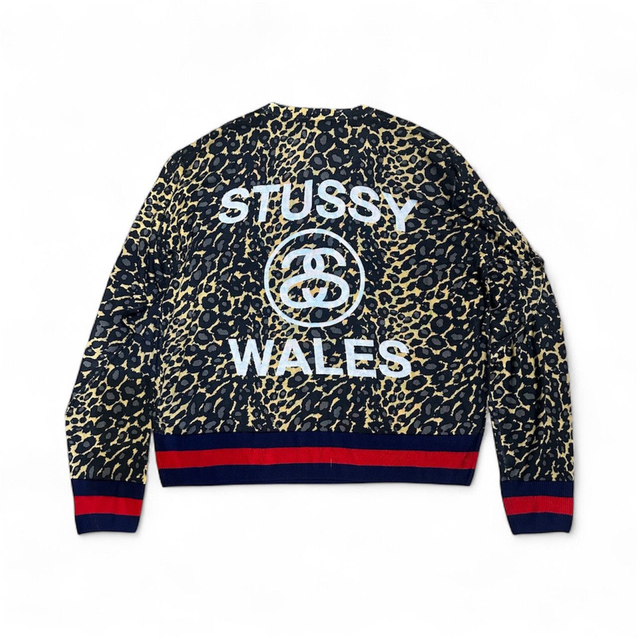 Stussy Stussy Wales Bonner Leopard Sweater | Grailed