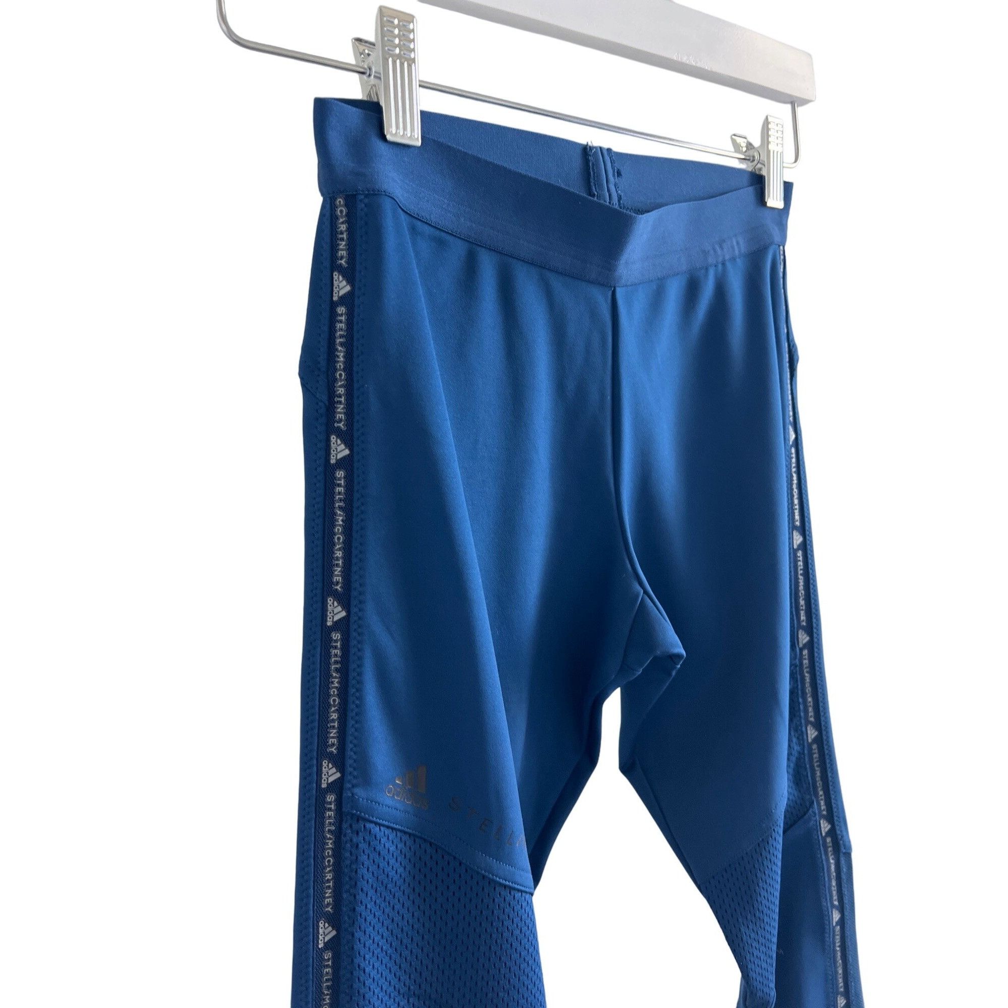 REVOLVE Adidas By Stella McCartney P Ess Mystery Blue Tights Size 26" / US 2 / IT 38 - 9 Thumbnail