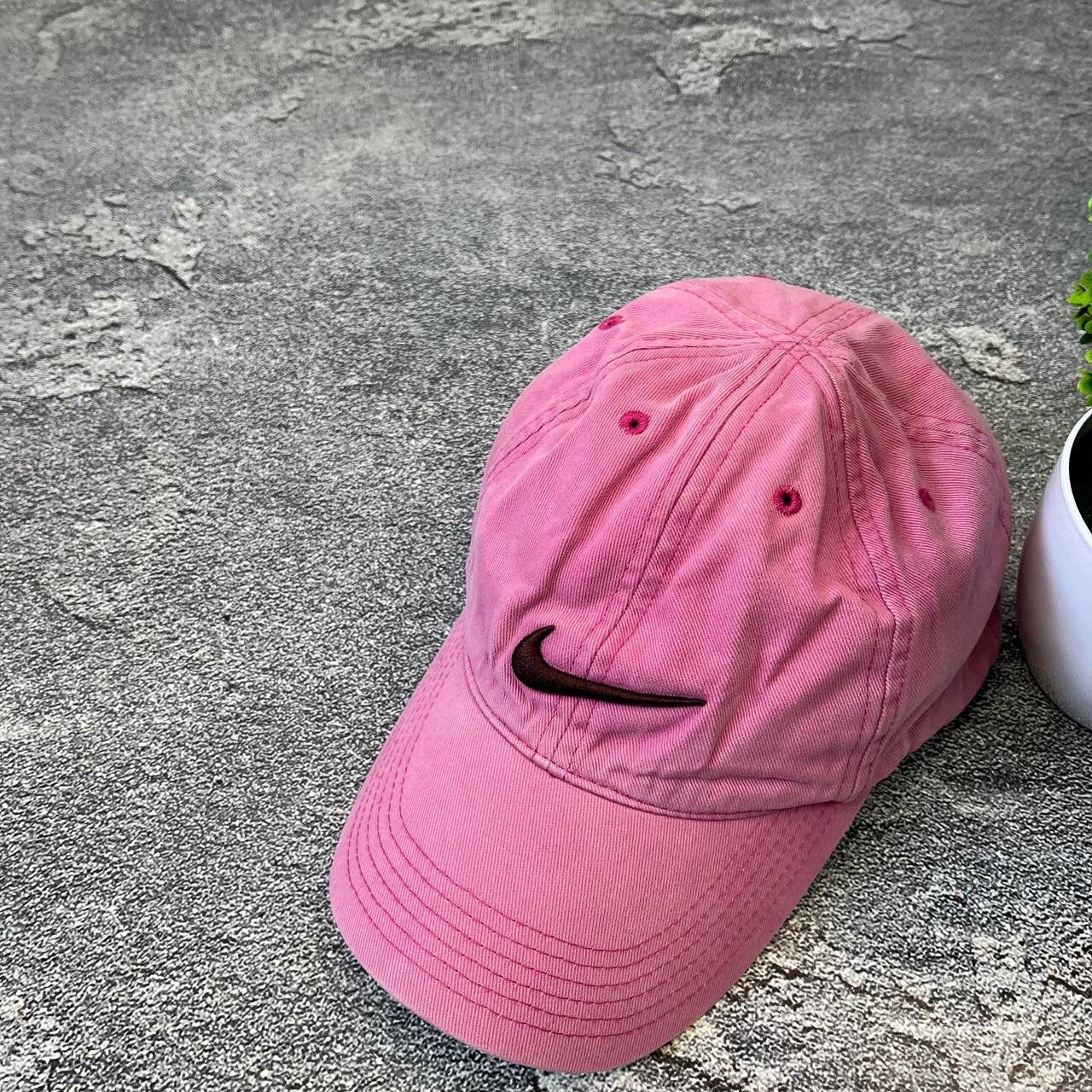 Nike × Nike ACG Nike 90s Drill Pink Big Swoosh Nike Y2K Hat Black Size ONE SIZE - 9 Thumbnail