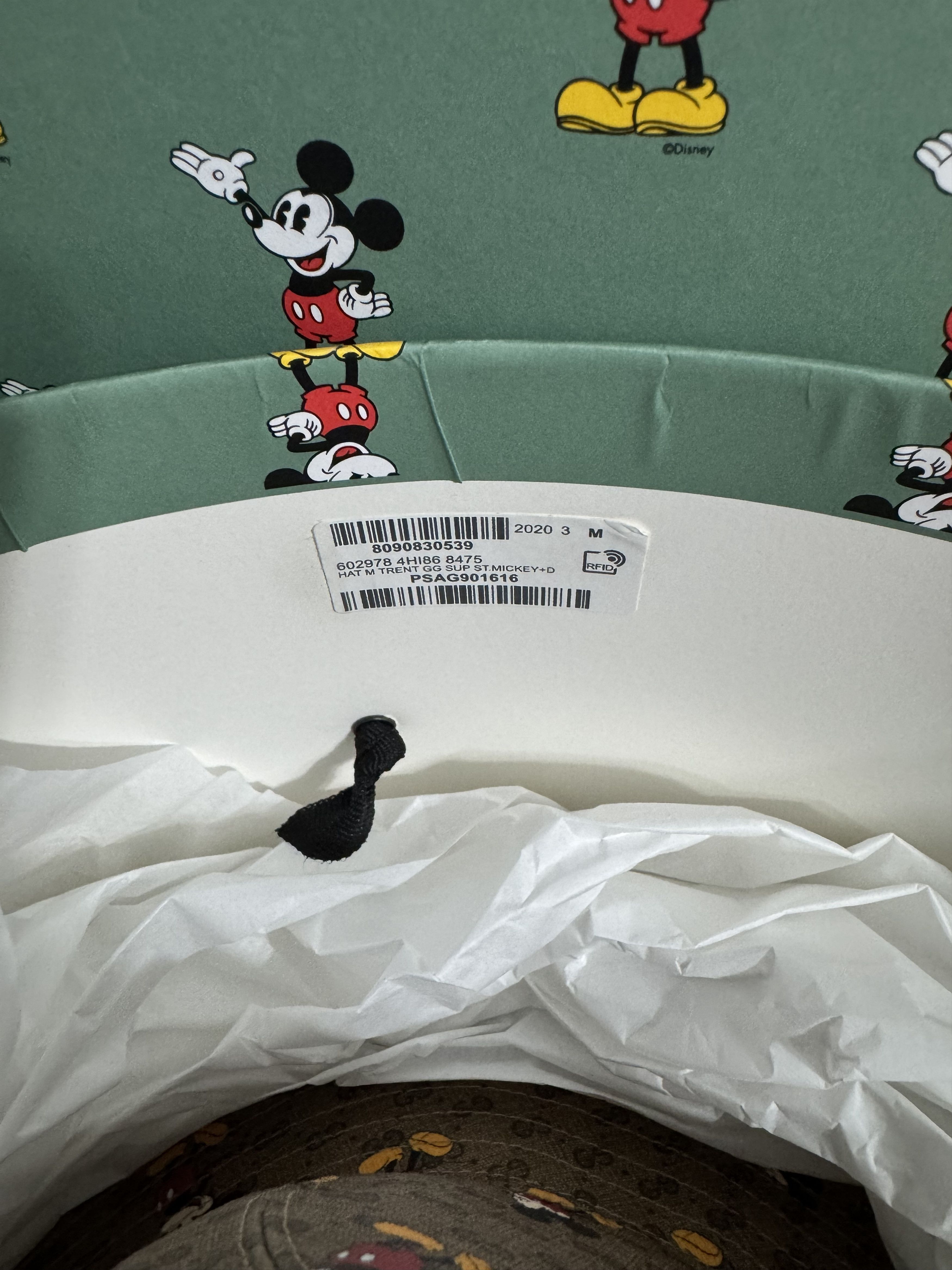 Disney × Gucci Disney X Gucci Mickey Monogram Bucket Hat Size ONE SIZE - 4 Thumbnail