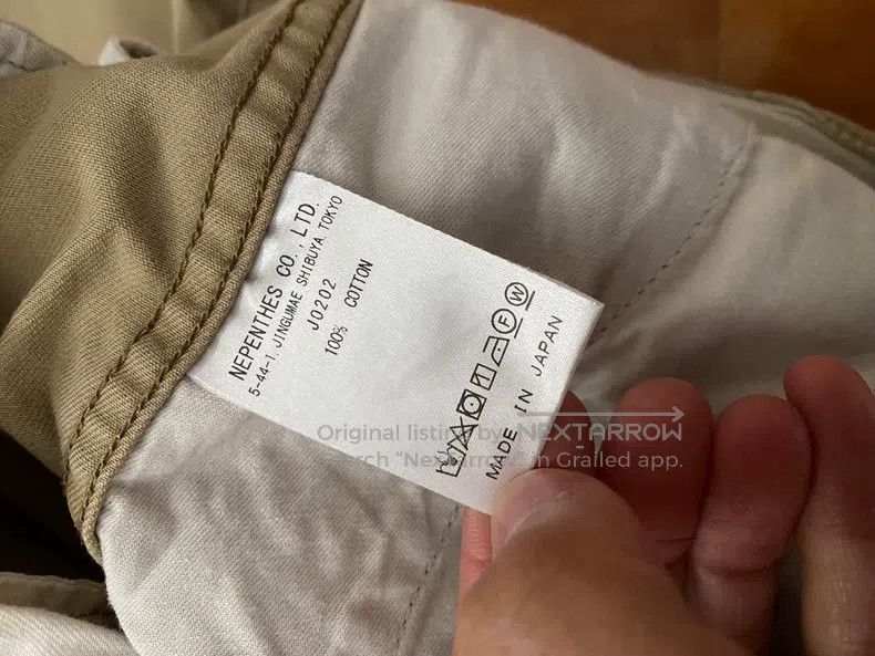Needles Needles size L Butterfly Nissan Khaki Washed Wide-Leg Bloom Size US 34 / EU 50 - 8 Thumbnail