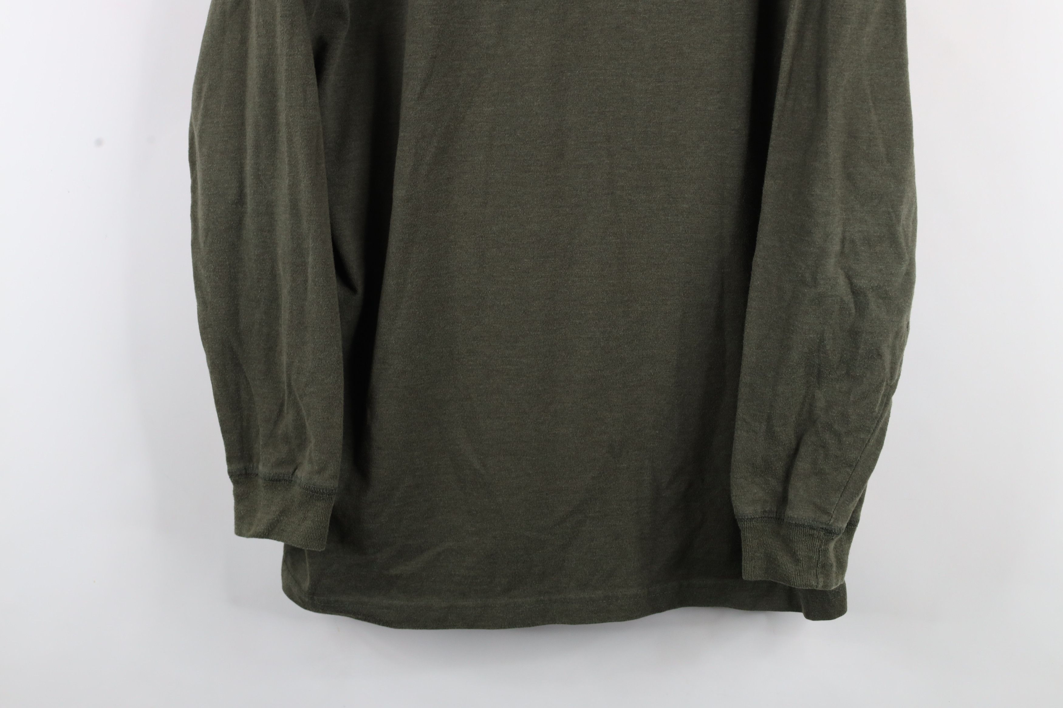 Vintage Vintage 90s Streetwear Long Sleeve Henley T-Shirt Green Size US L / EU 52-54 / 3 - 3 Thumbnail