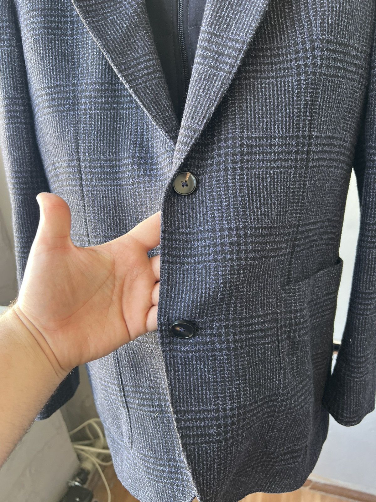 L.B.M. 1911 L.B.M 1911 TAILORED LIMITED WOOL BLAZER HYBRID COAT JACKET Size 50R - 6 Thumbnail