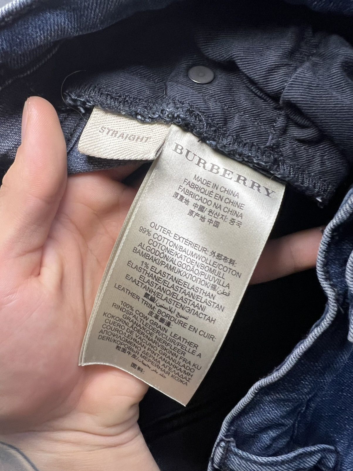 Burberry Vintage Burberry Brit slim blue jeans Size US 34 / EU 50 - 7 Thumbnail