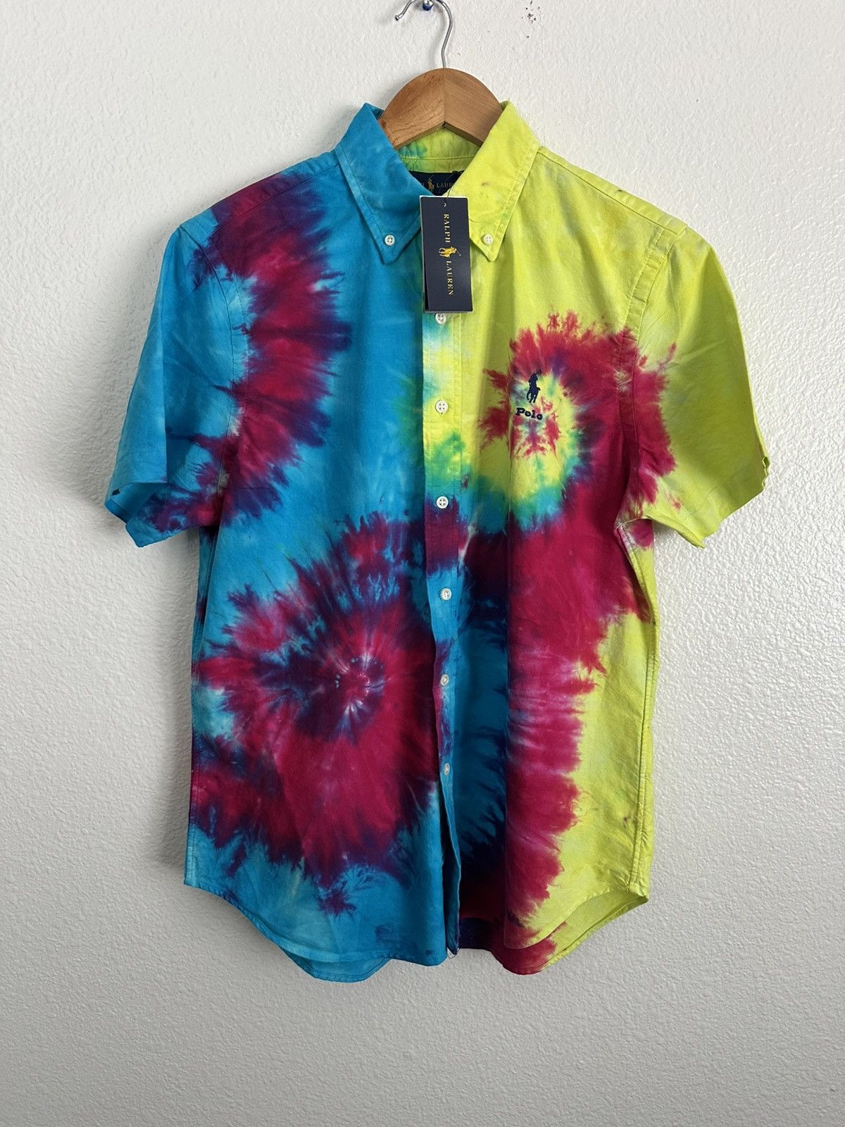 Polo Ralph Lauren Polo Ralph Lauren Pony Laguna Tie Dye Button Shirt Riviera Size US M / EU 48-50 / 2 - 1 Thumbnail