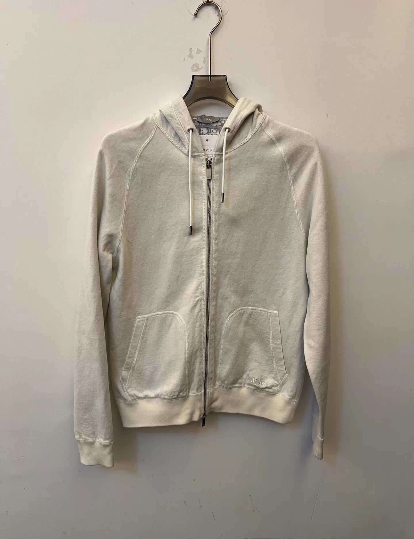 Dior DIOR men's white athletic all-over print sweatshirt M Size US M / EU 48-50 / 2 - 1 Thumbnail
