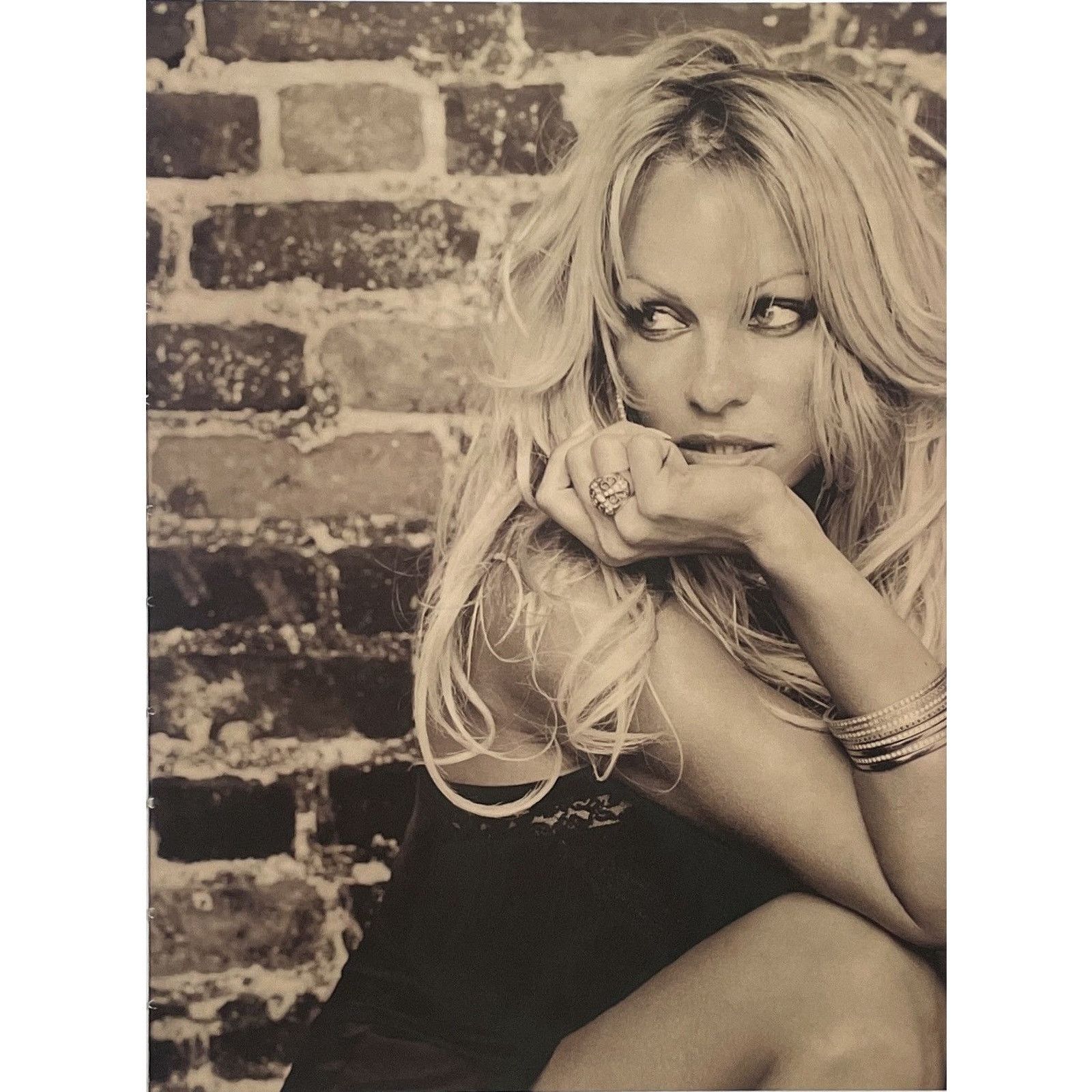 Chrome Hearts × Vintage Chrome Hearts vintage Hot lady photo Poster framed 9x11 Size ONE SIZE - 2 Thumbnail