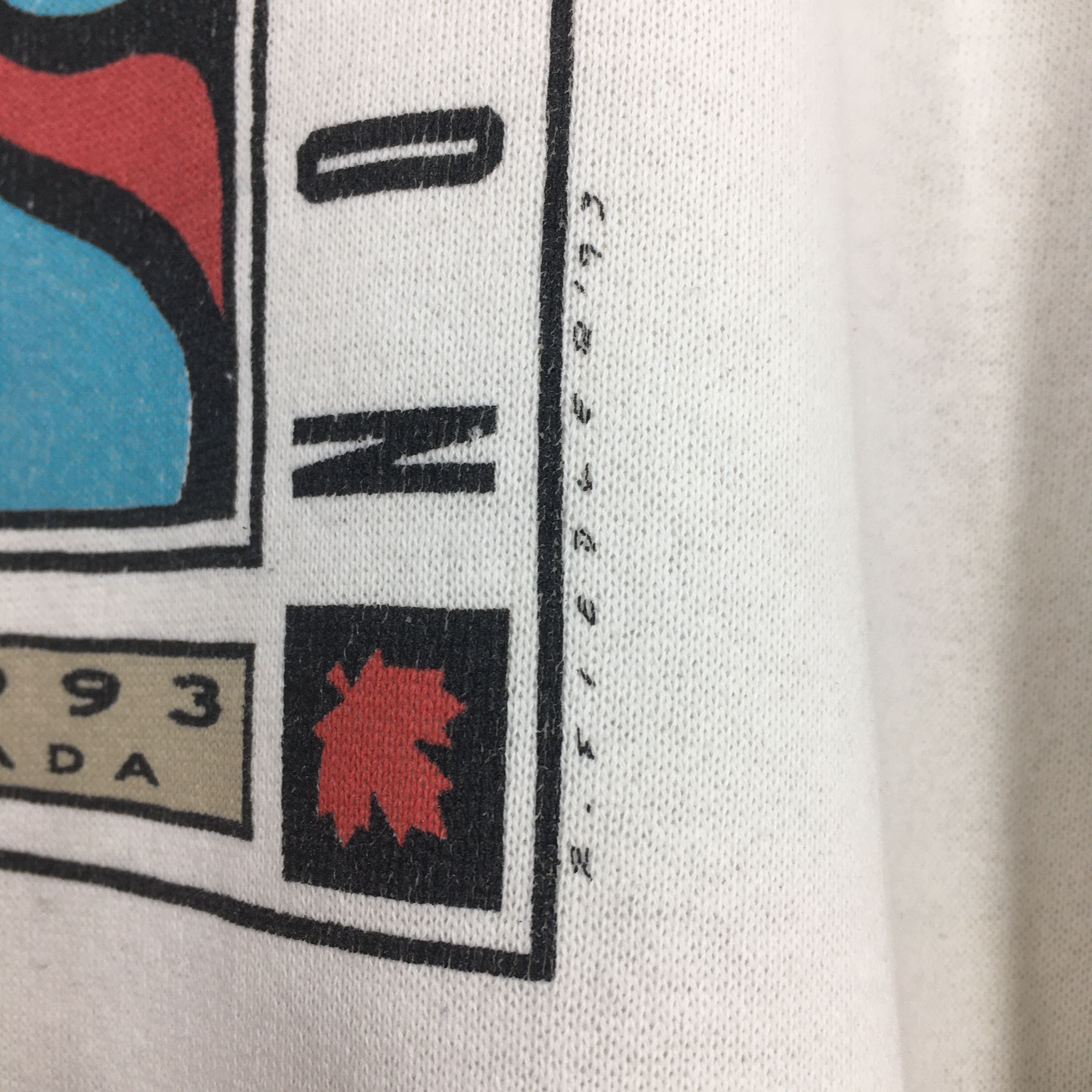 Fruit Of The Loom Vintage 90s Vancouver Canada Sweatshirt Medium Size US M / EU 48-50 / 2 - 6 Thumbnail