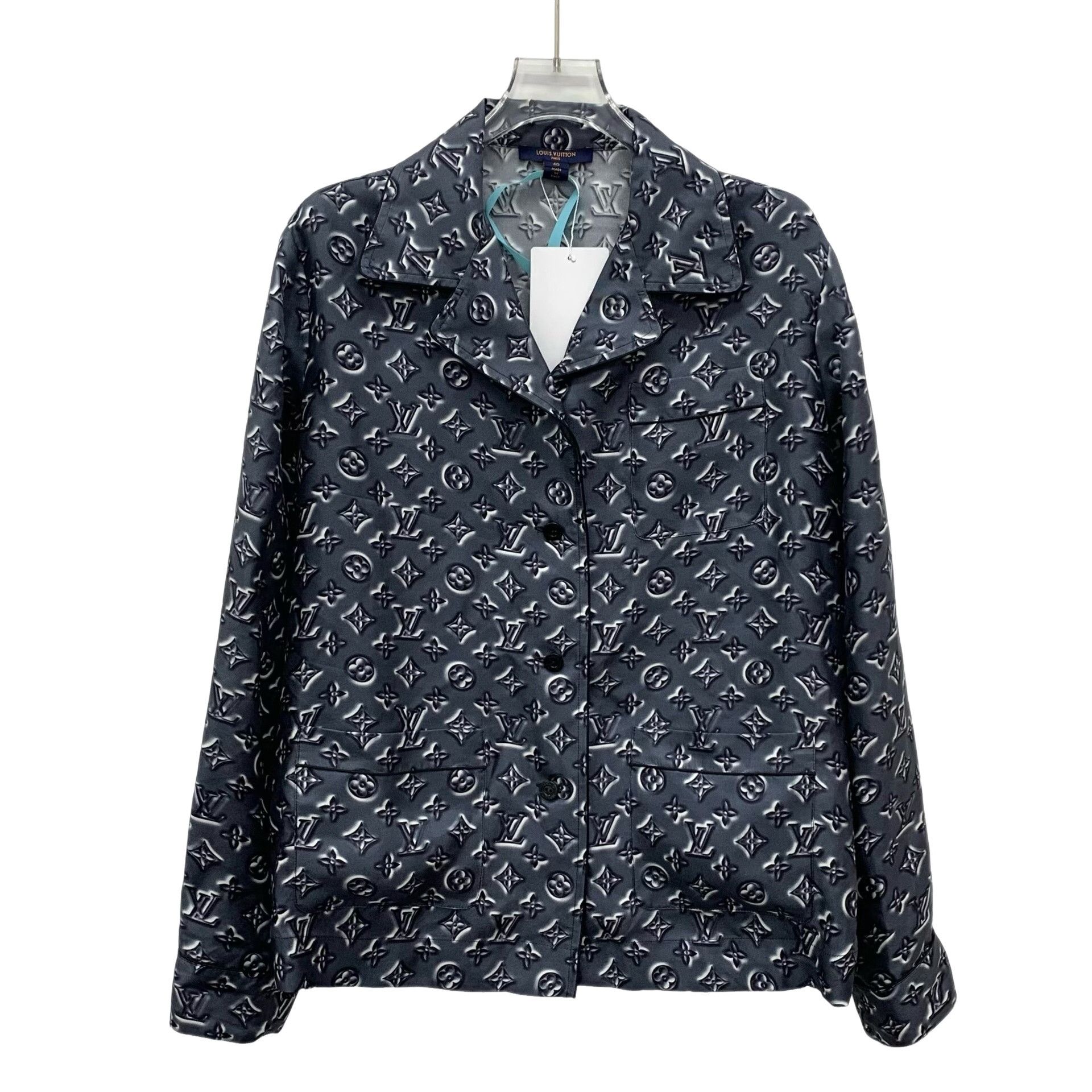 Louis Vuitton Louis Vuitton Monogram Silk Shirt 40 Size US M / EU 48-50 / 2 - 1 Thumbnail