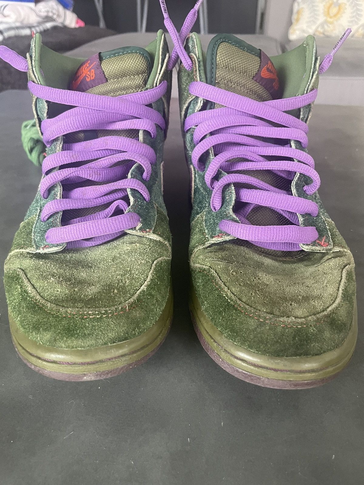 Nike Nike sb dunk high skunk Size US 9.5 / EU 42-43 - 6 Thumbnail