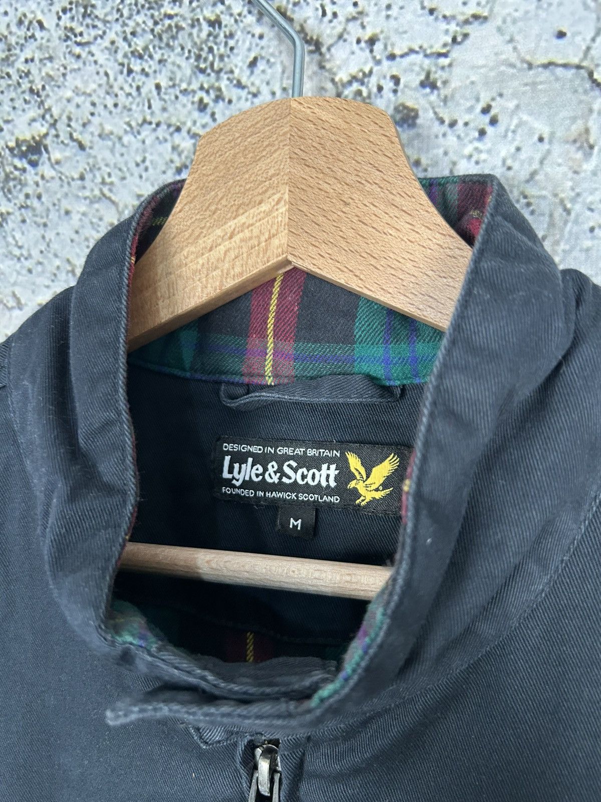 Lyle & Scott Vintage Lyle & Scott Bomber Jacket Streetwear Size US M / EU 48-50 / 2 - 5 Thumbnail