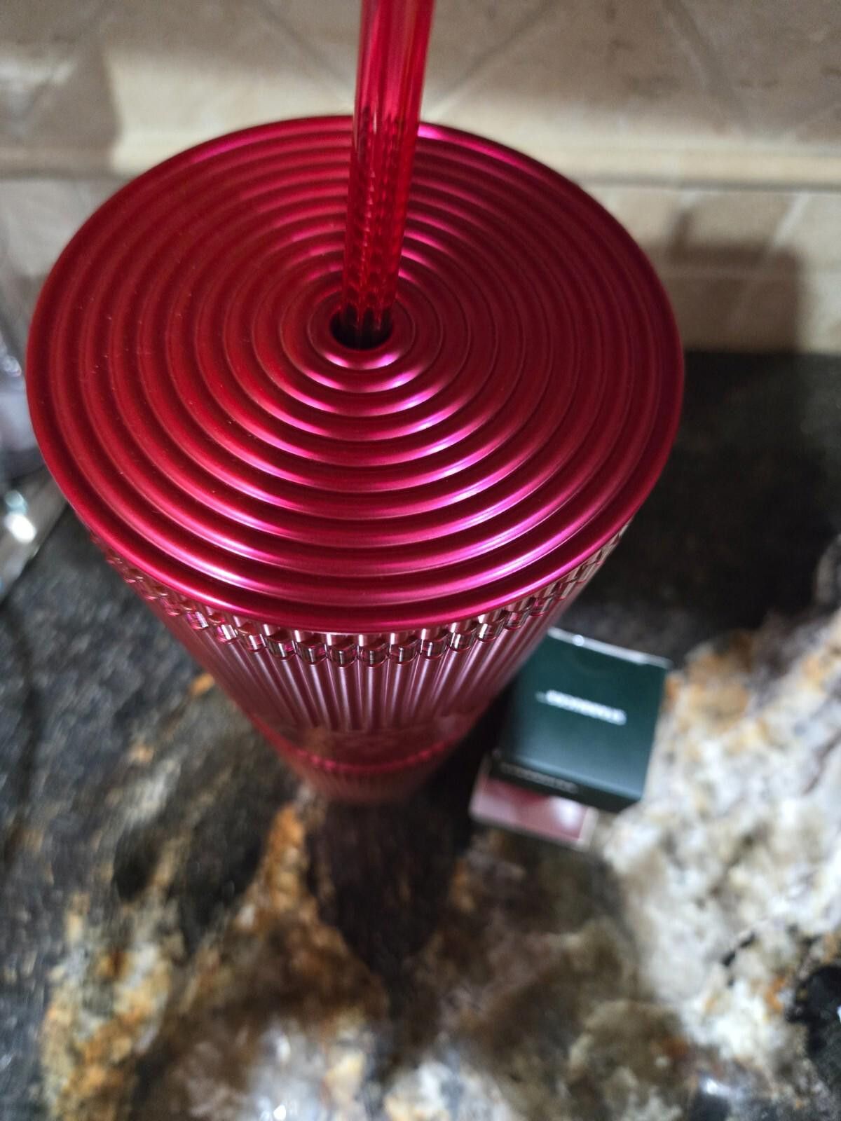 Designer 2024 New Starbucks Ombre Stripe Gradient Tumbler Cold Cup Size ONE SIZE - 2 Thumbnail