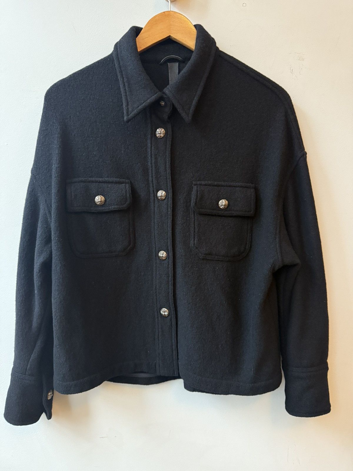 Chrome Hearts Chrome Hearts 2025 Wool Cropped Jacket Size US S / EU 44-46 / 1 - 1 Thumbnail
