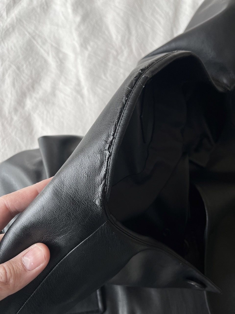 Other Untitled Collective New York - Rare Faux Leather Jacket (L) Size US L / EU 52-54 / 3 - 9 Thumbnail
