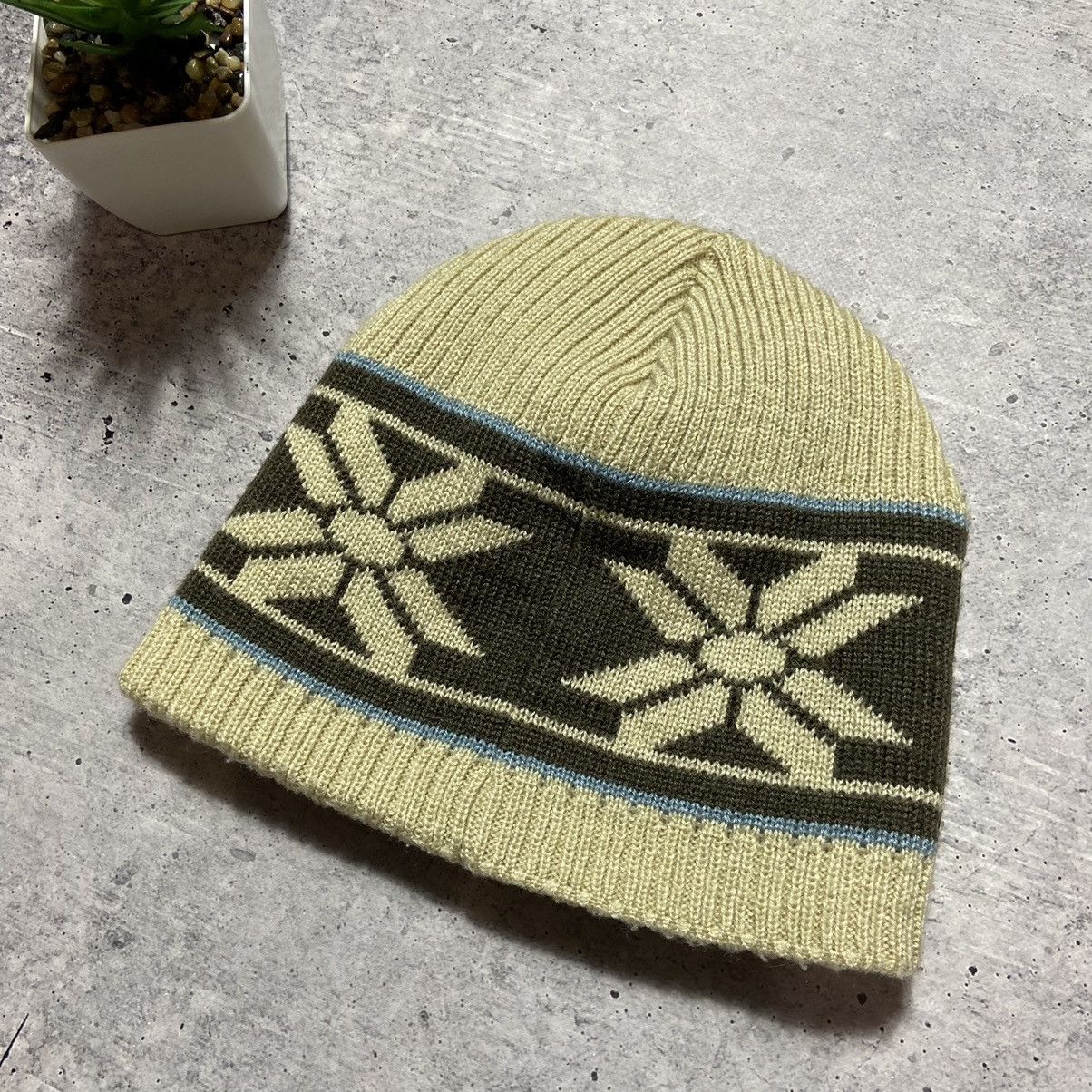 Nike 📌 Vintage Very Rare Nike Y2K 90s Beanie Hat Gum Swoosh Size ONE SIZE - 6 Thumbnail