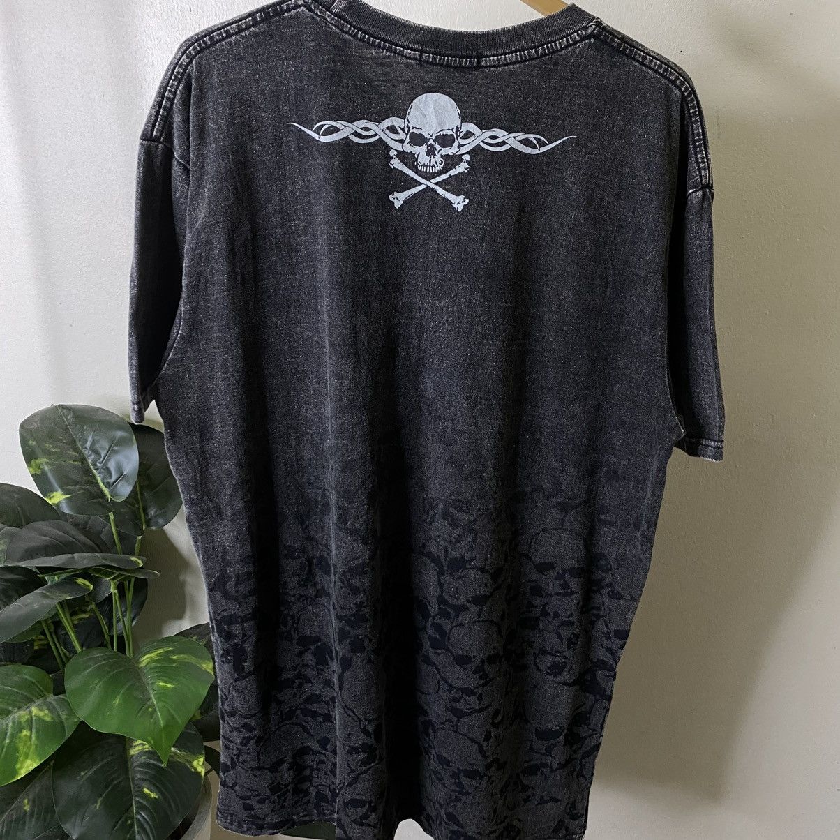 If Six Was Nine CrossKeys Skulls Sedtionaries Poem Cyber Gothic Punk Grunge Size US XL / EU 56 / 4 - 7 Thumbnail