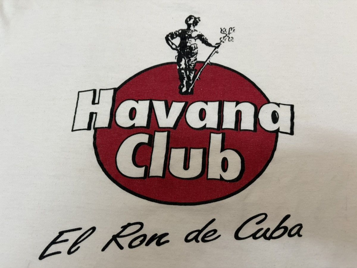 Vintage 90s HAVANA CLUB EL RON DE CUBA CLASSIC LOGO BEAUTY BOXY TEE Size US S / EU 44-46 / 1 - 5 Thumbnail