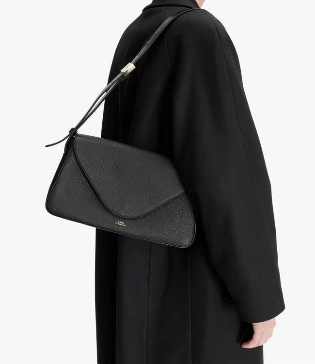 A.P.C. Daria Flap Bag in Burgundy Size ONE SIZE - 1 Thumbnail