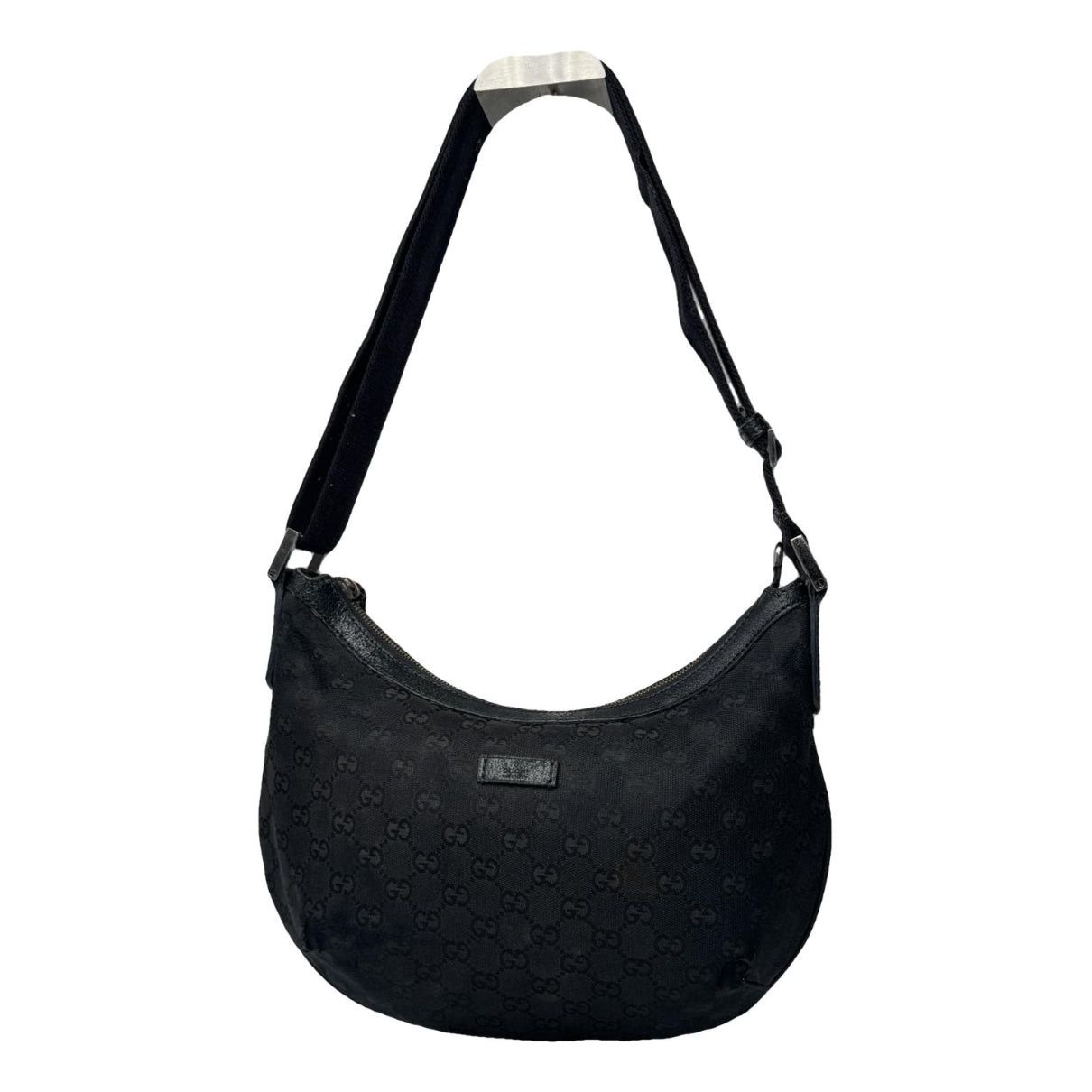 Gucci Jackie Vintage Black Cotton Handbag Size ONE SIZE - 1 Thumbnail