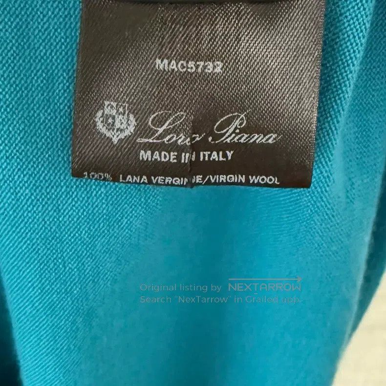 Loro Piana LORO PIANA Round Neck Short Sleeve Knit Size US M / EU 48-50 / 2 - 6 Thumbnail