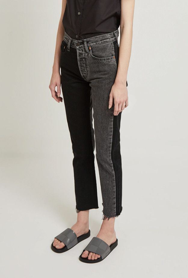 Vetements Vetements x Levi"s 501 two tone straight crop jean Size 28" / US 6 / IT 42 - 2 Thumbnail