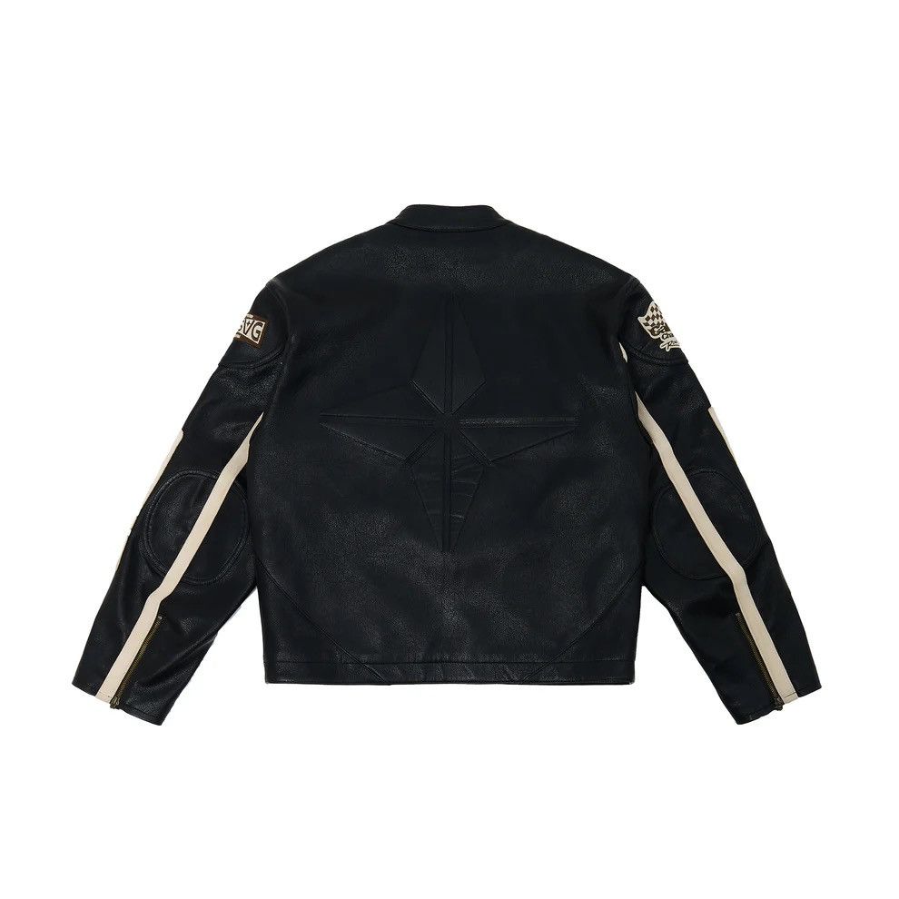 Other Leather crop racing jacket Size US S / EU 44-46 / 1 - 2 Thumbnail