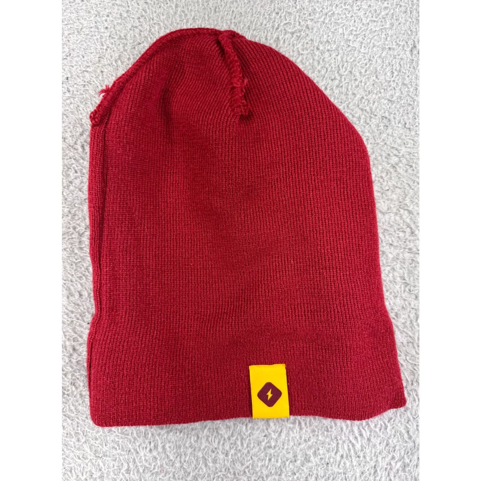 Vintage Cheeba Chews Beanie Beanie Hat/Cap Adults One Size Red Acrylic Knit Cheeba Chews Logo Ski Casual Men Modern Beanie 90s? Size ONE SIZE - 4 Thumbnail