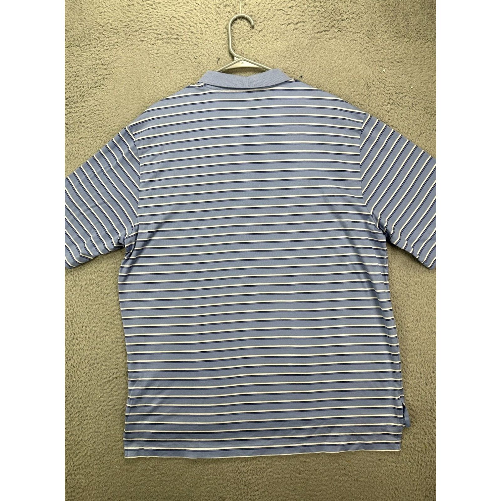 Ralph Lauren Ralph Lauren Polo Golf Shirt Mens Large Blue Pima Cotton Polo Short Sleeve Denim? Wait. Size US L / EU 52-54 / 3 - 3 Thumbnail
