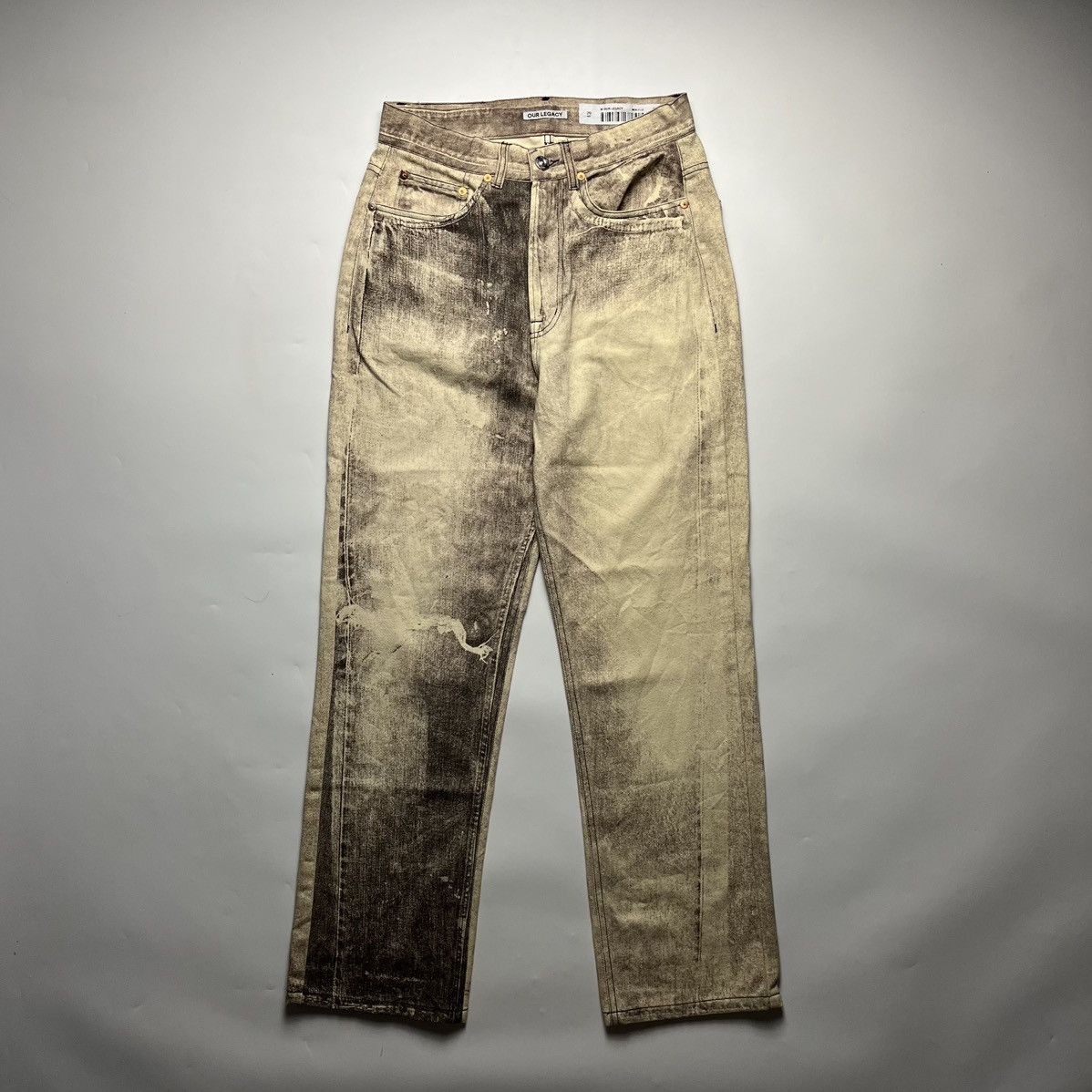 Our Legacy Our Legacy Digital Chalk Flower Third Cut Jeans | Grailed