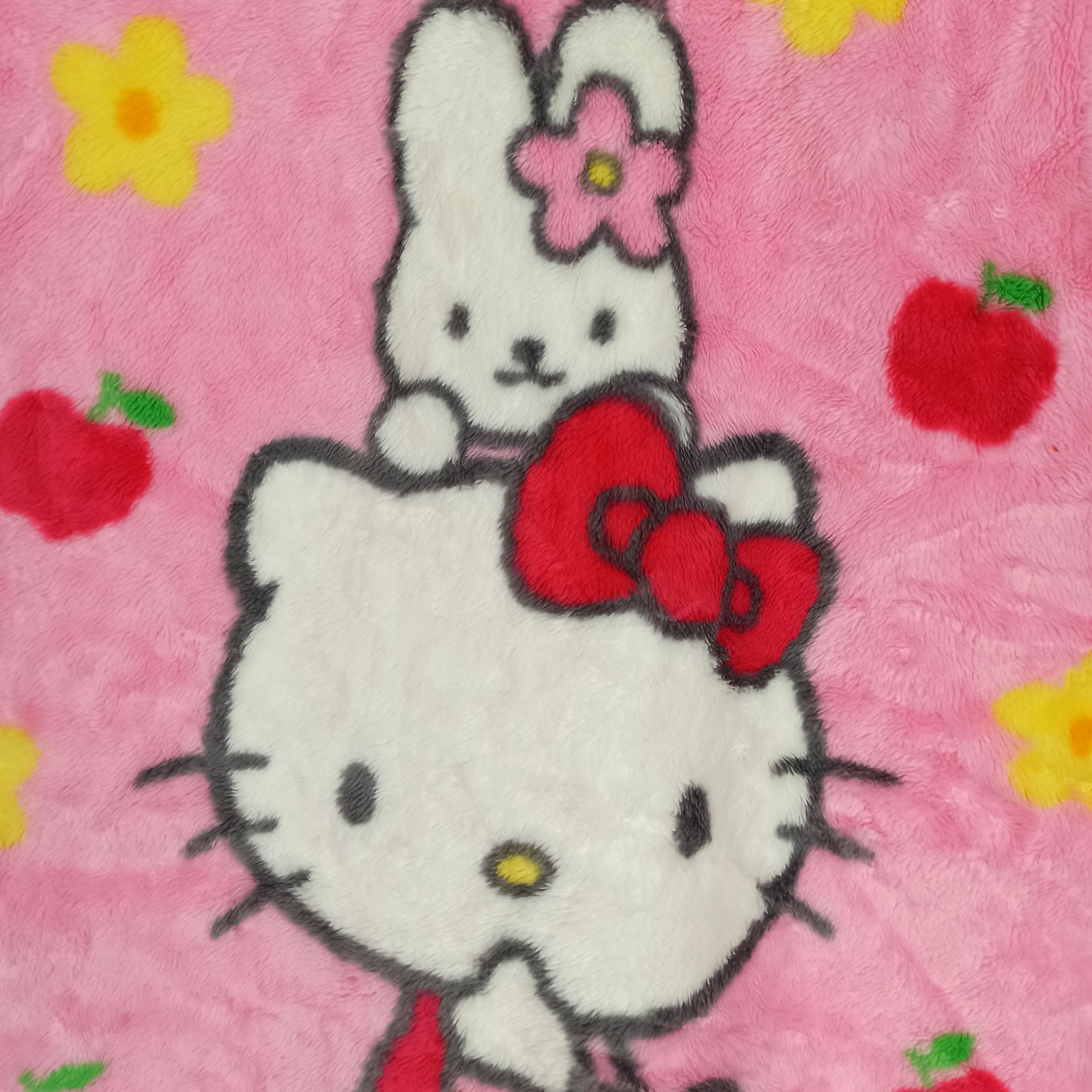 Cartoon Network Vintage Hello Kitty Fleece Fur Long Jacket Made in Japan Size XL / US 12-14 / IT 48-50 - 5 Thumbnail