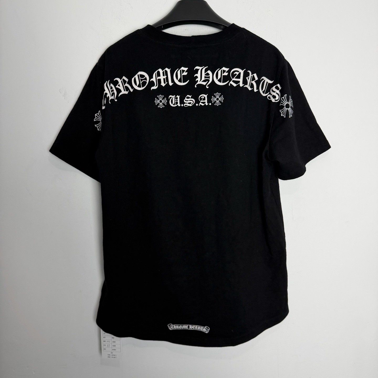 Chrome Hearts Chrome Hearts Black USA Sanskrit Slogan Tee Size US M / EU 48-50 / 2 - 2 Thumbnail