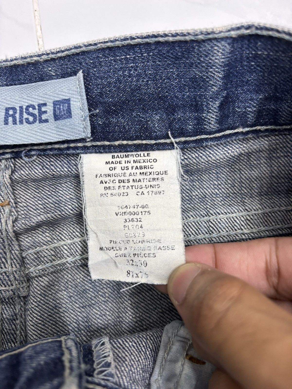If Six Was Nine × Japanese Brand × Le Grande Bleu (L.G.B.) GAP PIECED LEG LOW RISE DENIM JEANS Size US 32 / EU 48 - 10 Thumbnail