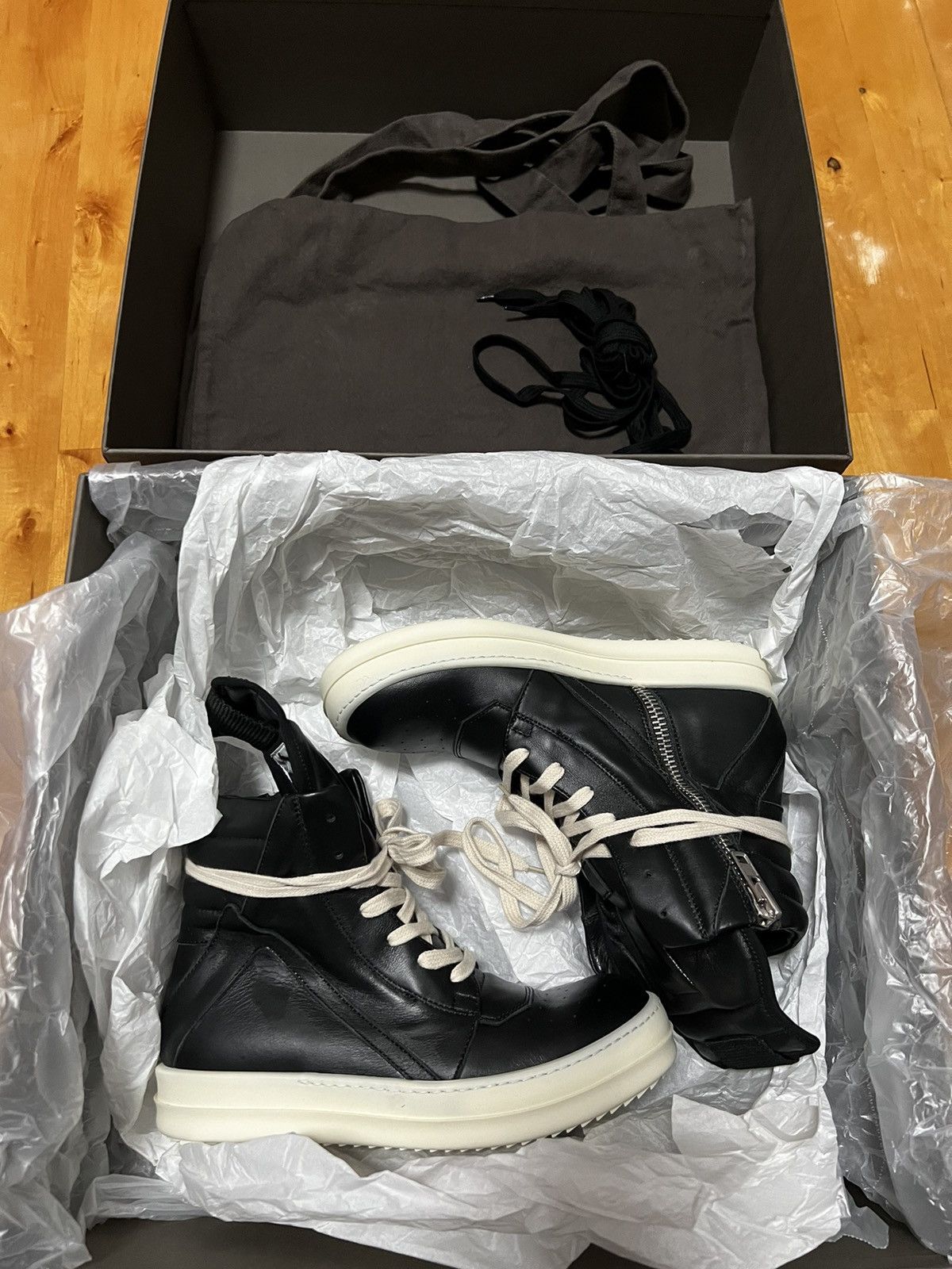 Rick Owens Rick owens geobasket sz36 Size US 6 / IT 36 - 13 Thumbnail